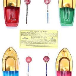 Boat Nav Pop Put Putt Powered Fuel Flame steam Boat Toys (Multicolor)-9