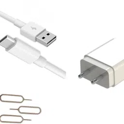 Wall Charger Accessory Combo for Realme 8 5G, Realme Narzo 30A, Realme C25, Realme C25s Fast Charger Original Adapter like Wall Charger and Mobile Power Adapter Cable Android Smartphone Charger High Speed Travel Charger With 1 Meter TYPE- C USB Data Transfer Cable-13
