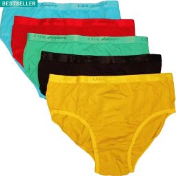 Pack of 5 Women Hipster Multicolor Panty-image-35