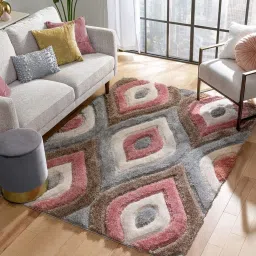 Multicolor Polyester Carpet-1