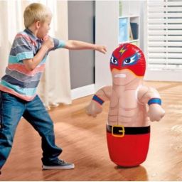 3-D HIT ME WRESTLER INFLATABLE PUNCHINGBAG-21