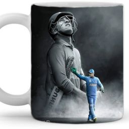 Ms dhoni mug cricket face, captain cool mahi printed ceramic coffee mug Ceramic Coffee Mug-image-16