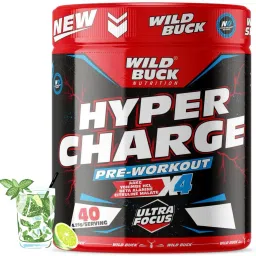 Hyper Charge Pre-Workout For Hardcore Pump ,Non-Crash Energy Both For Men &Women Energy Drink-image-85
