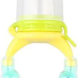 Baby's BPA-Free Silicone Nipple Food Nibbler for Fruit and Veggie with Rattle Handle Teether and Feeder Feeder-21