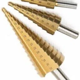 3 pcs HSS Steel Step Drill Bit Set 4-12mm/4-20mm/4-32mm , Hex Shank for Wood, Sheet Metal, Stainless Steel 3 pcs HSS Steel Step Drill Bit Set 4-12mm/4-20mm/4-32mm , Hex Shank for Wood, Sheet Metal, Stainless Steel-picture-12