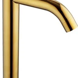 Premium Quality Full Gold Opal SS-304 Tall Pillar Cock Tap With Long Spout & 12 Inches Tall Body Tall Boy Extended PVD Coated Pillar Tap Faucet-1