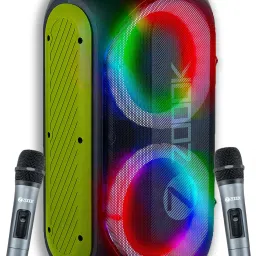 Zoook Show Stopper Duet 100 watts with Dual Wireless Mic 100 W Bluetooth Party Speaker-picture-39