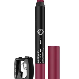 Colors Queen Color It All Non Transfer Lip Crayon With Sharpener 4 g - Dynamite Berry 07 image 2