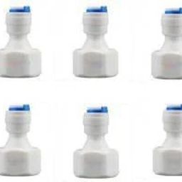 (Pack of 10) RO Female Direct Valve Straight Connector – 1/2" Female Thread X 1/4" Inch RO Tube Ball Valves Solid Filter Cartridge-image-73