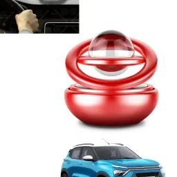 Multicolour Crystal Solar Power Air Freshner For Car Interior Fragrance-81 Portable Car Air Purifier-image-59