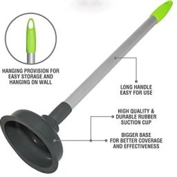 Heavy-Duty Toilet Plunger SJ=21 Clogs in Toilet Bowls and Sinks in Homes(1 PCS) Toilet Plunger-20