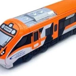 Pullback Train toy Nav Bharat Express for 3Y+ Multi Colour-56