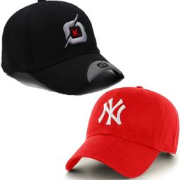 Solid, Self Design, Embroidered Sports/Regular Cap-image-55