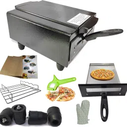 Home & Kitchen 2000W Pizza Maker & Food Warmer Electric tandoor (Black) 1 Year warrenty for Heating Element Pizza Maker-image-68