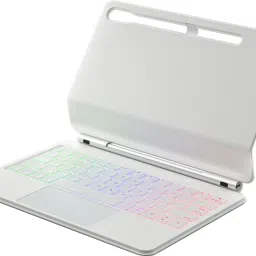 Proelite Samsung Galaxy Tab S9 FE 10.9/S9/S8/S7 11 inch Floating Cantilever Design Bluetooth Standard Tablet Keyboard image 5