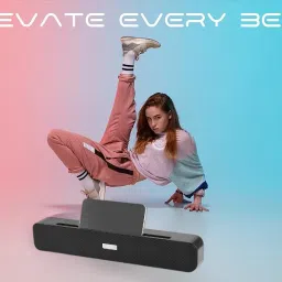 REEPUD Wireless Soundbar with Bluetooth, Portable Speaker 20 W Bluetooth Laptop/Desktop Speaker image 5