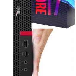 Hayyo ThinkCentre Mini PC | Core i7-9700 [8 Cores, 8 Threads, 3.00 GHz] [QOB] Core™ i7 - 9700 Processor [8 Cores, 8 Threads] (32 GB RAM/Integrated Intel® UHD 4K 630 Graphics/1 TB SSD Capacity/Windows 11 Pro) Mini Gaming Tower with MS Office-19