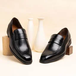 Black Formal Slipon Mocassin Shoes for Men (SXMC) - UK 9 Mocassin For Men-image-64