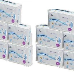 RELEX SOFT COTTEN SANITARY NAPKIN FOR NIGHT USE (80 PCS) PACK OF 10 Sanitary Pad-17