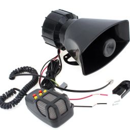 7 Tone Siren Horn With Mic Tweeter Car Speaker-13
