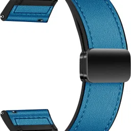 ACM Strap Leather Magnetic Silicone 22mm for Fastrack Styler Fs1 Pro Smartwatch 3819366 mm Synthetic Leather Watch Strap-18