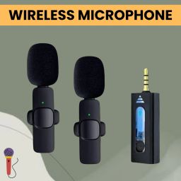 K35 Wireless Mic With Collar Microphone forYoutube/Voice Recording/InterviewZ387 Microphone-image-77