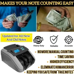 DRMS STORE 2070 Cash/Money Counting Machine With Fake Note Detection (Lcd Display) Note Counting Machine image 4