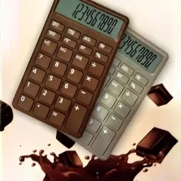 HIGH QUALITY ATTRACTIVE LARGE HD DISPLAY WITH SOFT TOUCH FAIR & FAST ELECTRONIC CHECK & CORRECT Basic Calculator-43