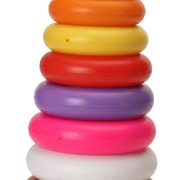 Jumbo Stacking Rings - Stacking Toys for Toddlers, (9 Rings, Teddy)-25