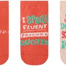 F.R.I.E.N.D. Women Self Design Low Cut-image-30