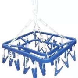 32 Clips Sock Dry Rack For Baby Cloth, Towel, Underwear Plastic Clip Hanger Plastic Cloth Clips-image-73