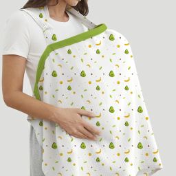Organic Cotton Muslin Nursing Cover For Breastfeeding Feeding Apron Feeding Cloak-image-47