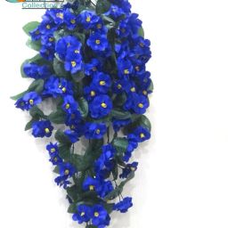 Artificial Creepers hanging flower Blue Daisy Artificial Flower-image-89