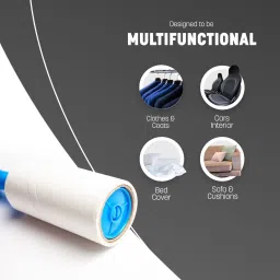 silencio Sticky Lint Remover Roller Set of 5 Refill Rolls Total 150 Sheets Lint Roller image 2