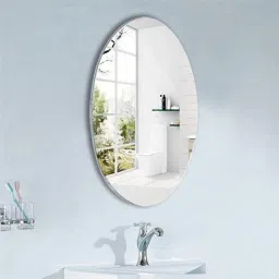 Rworld 12 x 18 inch OVAL Perfect For Bathroom Mirror (Oval) Bathroom Mirror-image-75