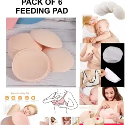 Pack of 6 Nursing breast pads, feeding pads, maternity pads Nursing Breast Pad-image-4