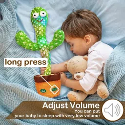 Dancing Talking Cactus Plush Toy, Wriggle, Singing, Repeats What You Say-955-image-90