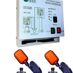 AdonElectronics Fully Automatic Water Level Controller With 2-Float Sensors (for Monoblock,1-Ph) Wired Sensor Security System-9