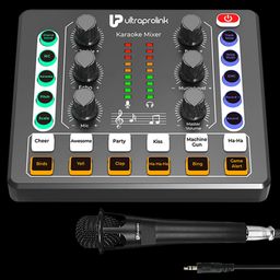 ultraprolink Wireless Karaoke Mixer with Condenser Mic (Black)-28