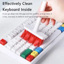 Homiz 5in1 MultiFunction Soft Dust Clean Bush for Computer Cleaning, Corner Gap Duster for Computers, Laptops, Mobiles image 5