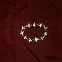 Adjustable Pure Silver11pc Bel patra /Belpata /Bilva Leaves /Mala for Shiva Puja Decorative Showpiece - 0 cm-image-28