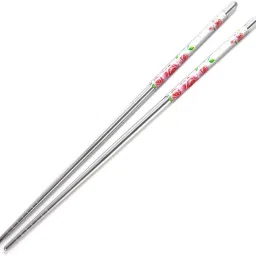 Eating, Decorative Stainless Steel Japanese, Korean, Vietnamese, Chinese Chopstick-image-3