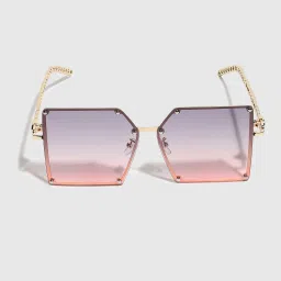 haute sauce Polarized Rectangular Sunglasses (Free Size) image 4