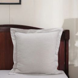 Grey Patterned 300 TC Cotton 24 x 24 Inches Pillow Covers (Set of 2) by Maspar-picture-44