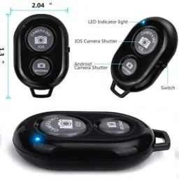 HDF Portable Wireless Bluetooth Selfie Clicker Remote for Smartphone CameraCamera Remote Control image 2