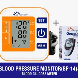 Dr. Morepen Blood Pressure Monitor with BG 03 Glucometer BP-14 Bp Monitor-12