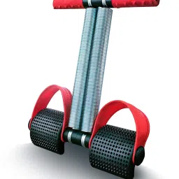 Double Spring Tummy Trimmer Abs Exerciser Body Toner Fat Buster Ab Exerciser (Red) Ab Exerciser-image-38