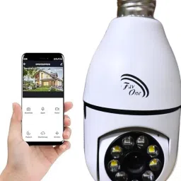 favone V380Pro Fisheye 360° Panoramic Wireless CCTV WiFi Camera Led Bulb Security Camera-46