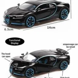 1:32 Scale Bugatti Chi iron Die cast Alloy Metal Luxury Car Model Pull Back Car for Children Toys (5 Design Available 1 Design Sending) Pc of 1 (Multicolor, Pack of: 1)-image-7