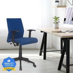 Thames Leatherette Office Arm Chair-image-55